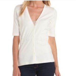 Tahari Dallas Cardigan in Joey White